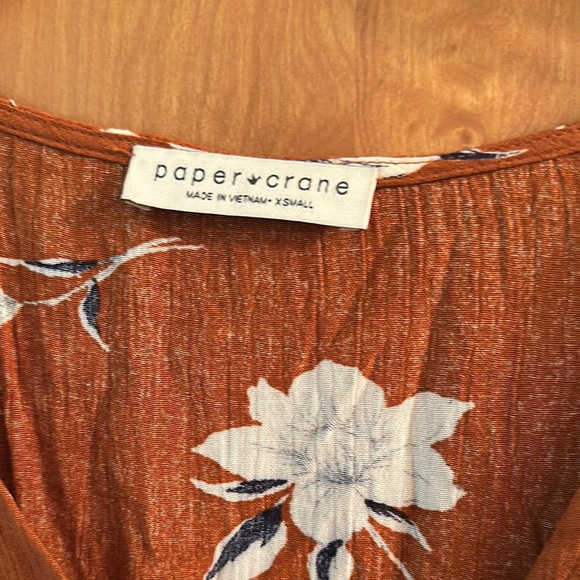 Forever 21 Rust Floral Blouse - Picture 2 of 3